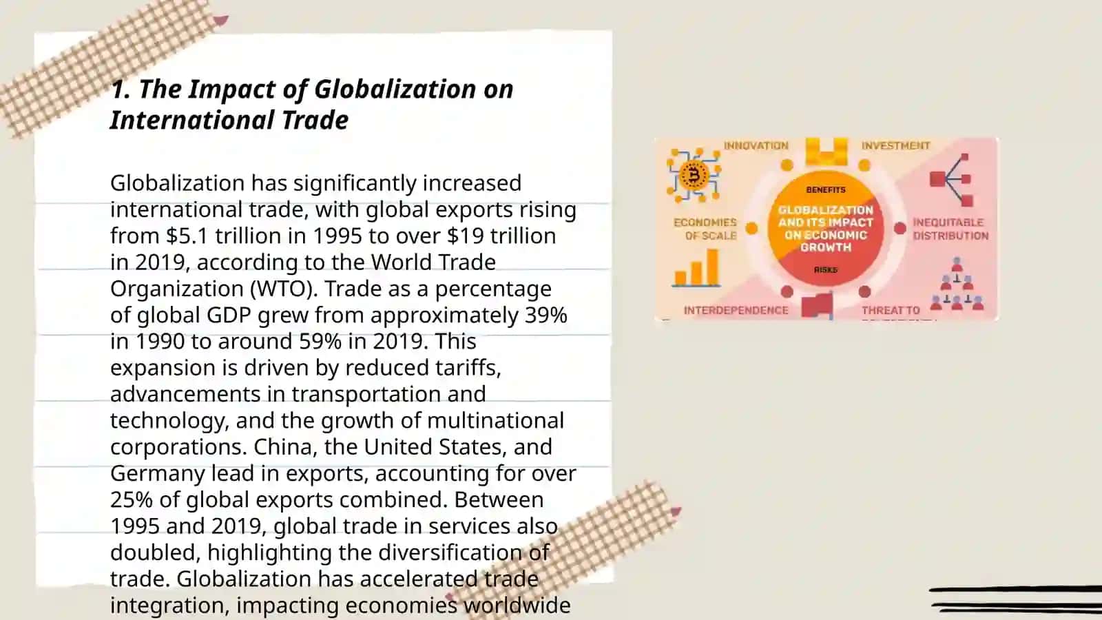 Globalization and its effects on economy,cultures and societies 3