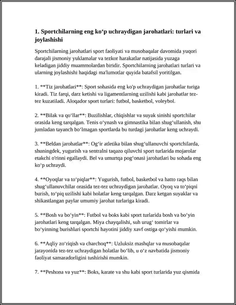 SPORTCHILARNI JAROHATLANISHI 3