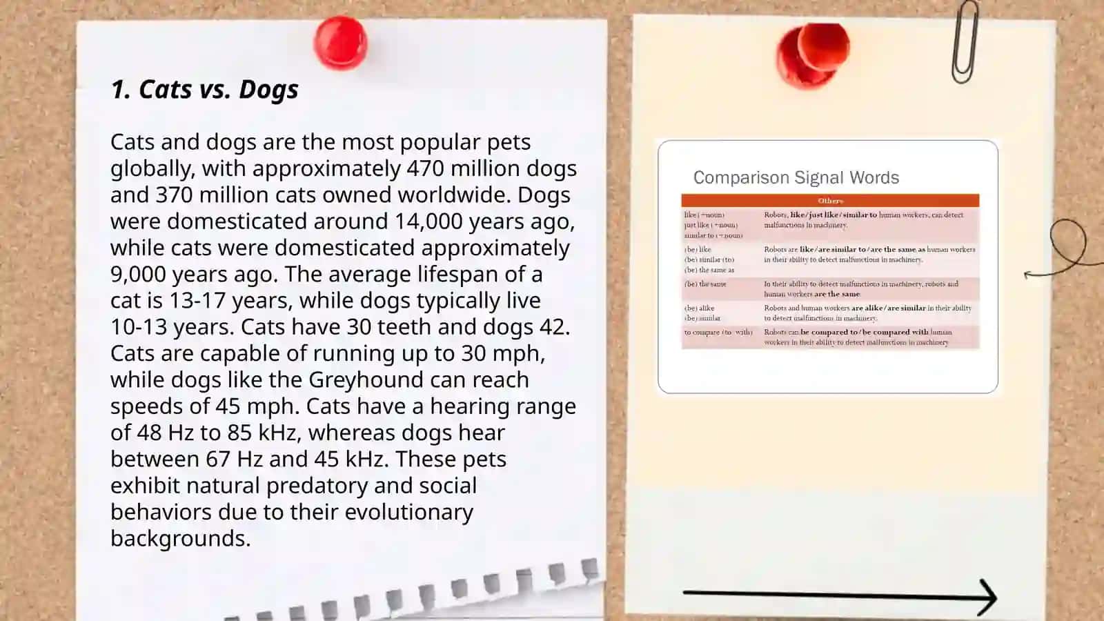 Comparison and contrast paragraphs 3