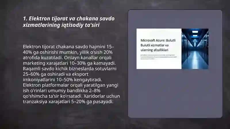 Iqtisodiy sohalarida Internet xizmatlari 3