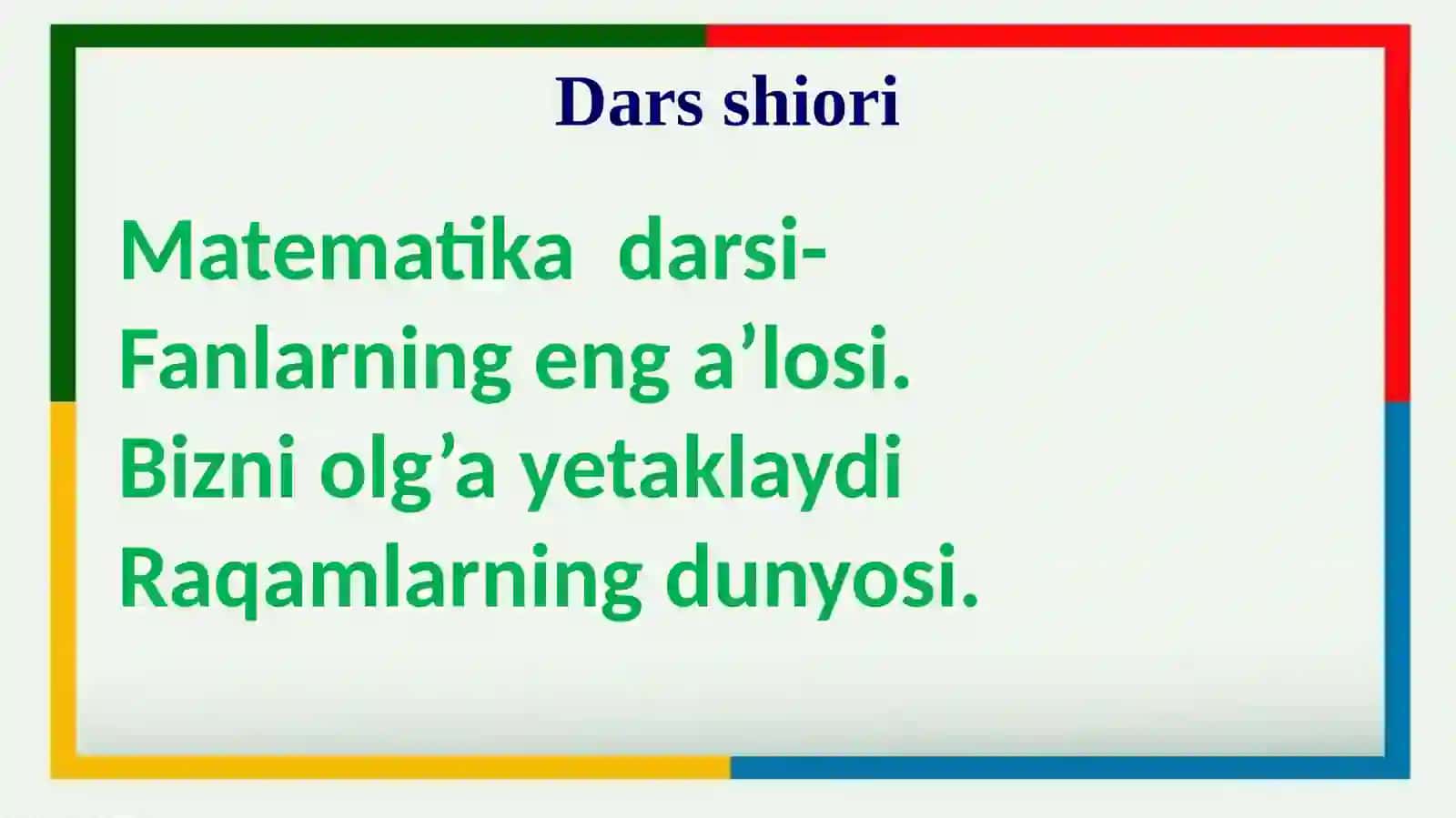 Kasrlarni qo’shish va ayirish 3