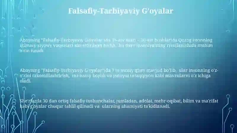 Abay Qo'nonboyev she'rlari tahlili 3