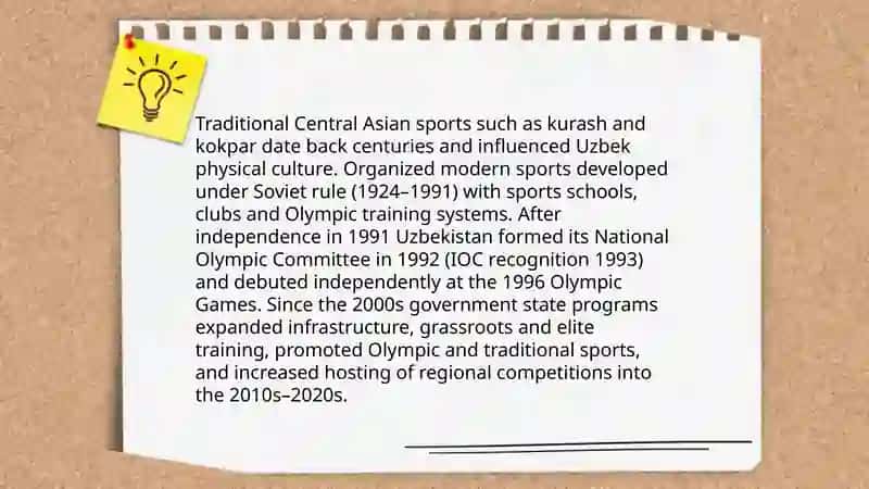 Development sport of Uzbekistan 3