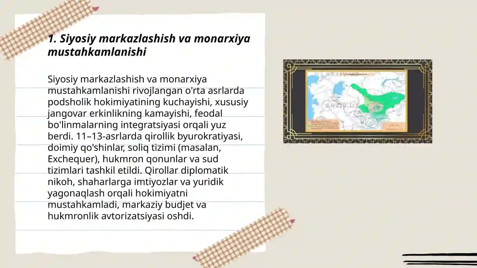 Rivojlangan o'rta asrlar davlatlari taraqqiyoti va tanazzuli sabablari 3