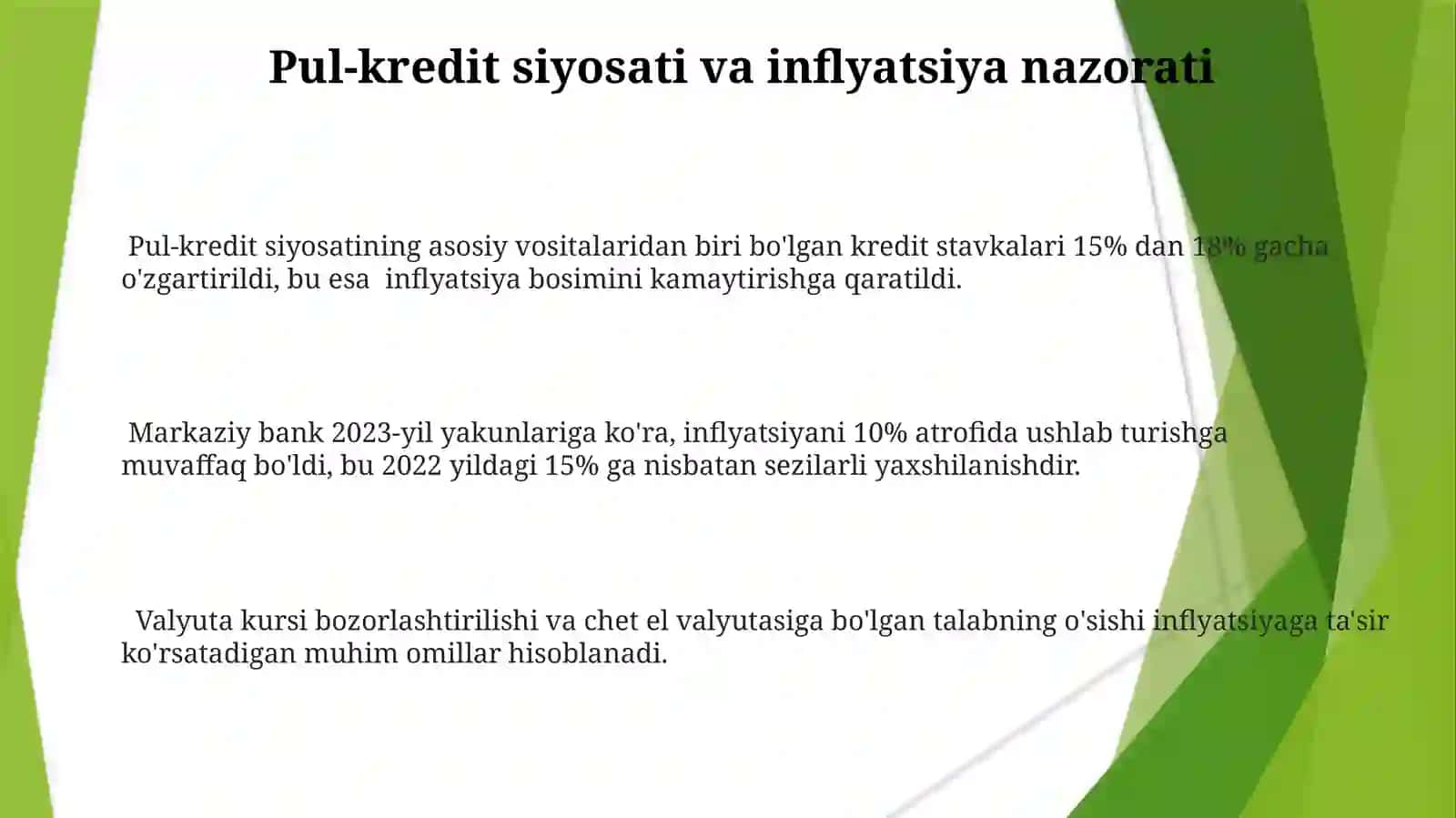Oʻzbekistonda bozor munosabatlarining rivojlanishi 3