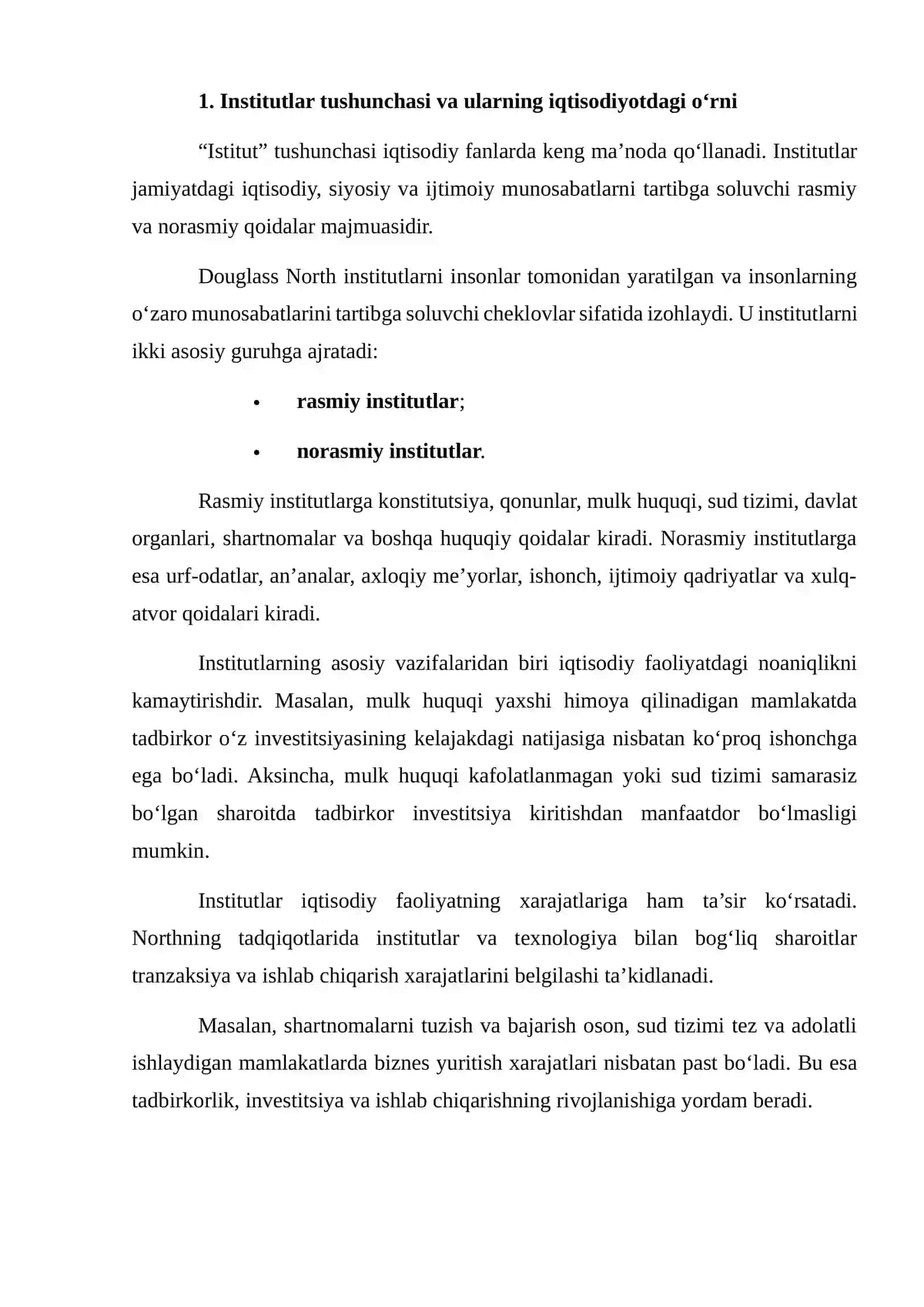 INSTITUTLARNING IQTISODIY O‘SISHGA TA’SIRI 3