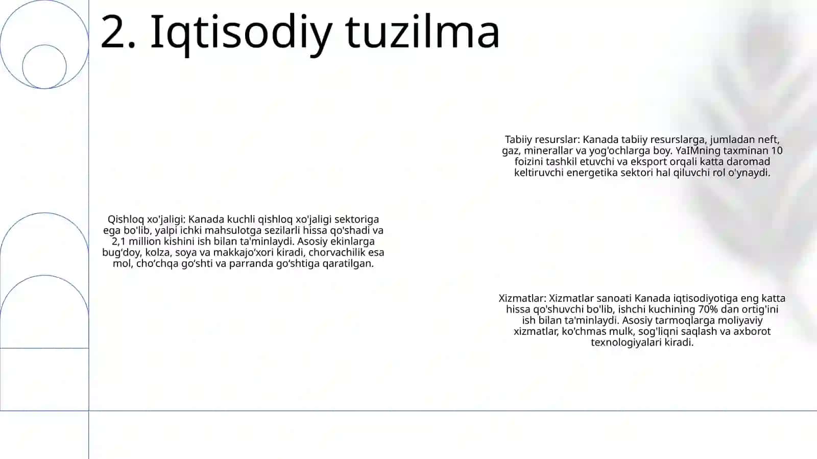 Kanada Davlatining Iqtisodiyoti 3