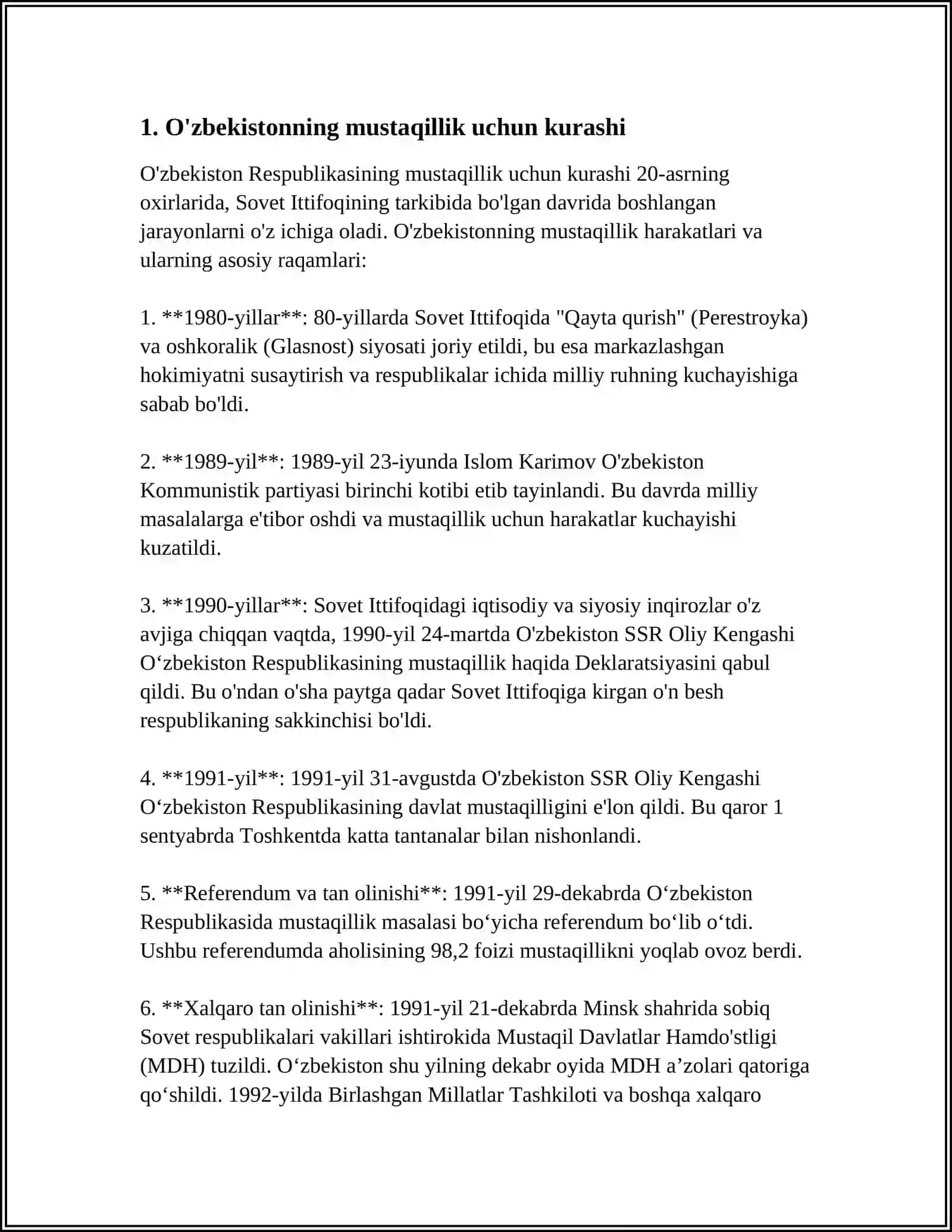 O'zbekiston mustaqilligi uchun kurashi 3