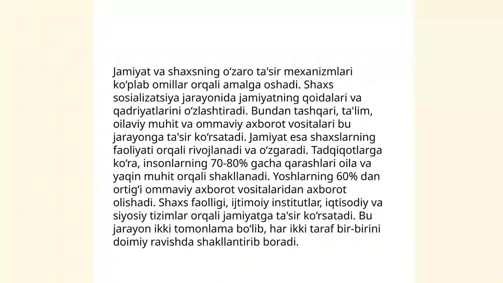 Jamiyat va inson o‘rtasidagi o‘zaro bog‘liqlik masalalari 3