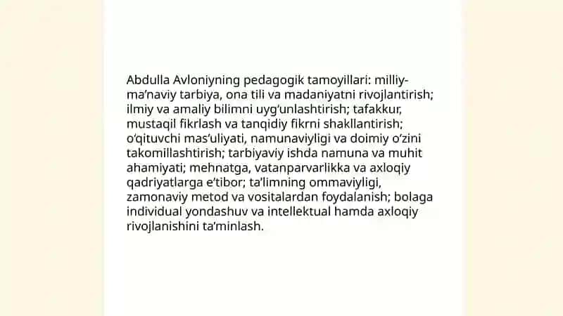 Abdulla Avloniyning pedagogik tamoyillari 3