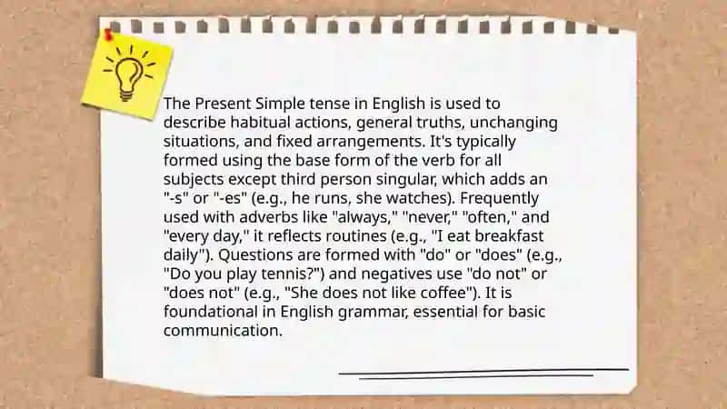 Present simple 3