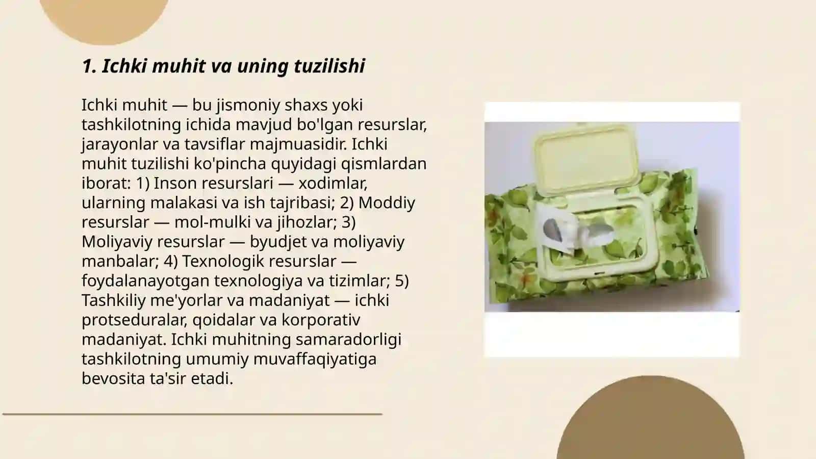 Ichki muhit va qon tizimi 3