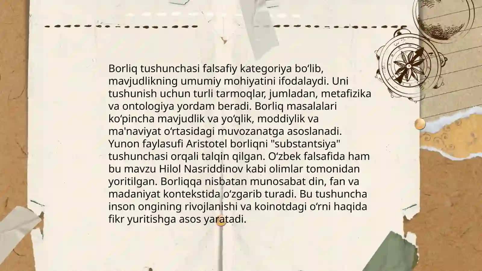 Borliq falsafasi 3