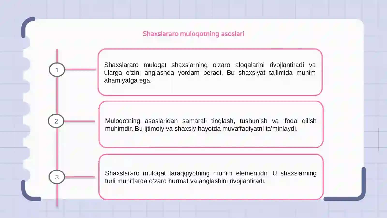 Shaxslararo muloqatning shaxs taraqqiyotidagi tutgan oʻrni 3