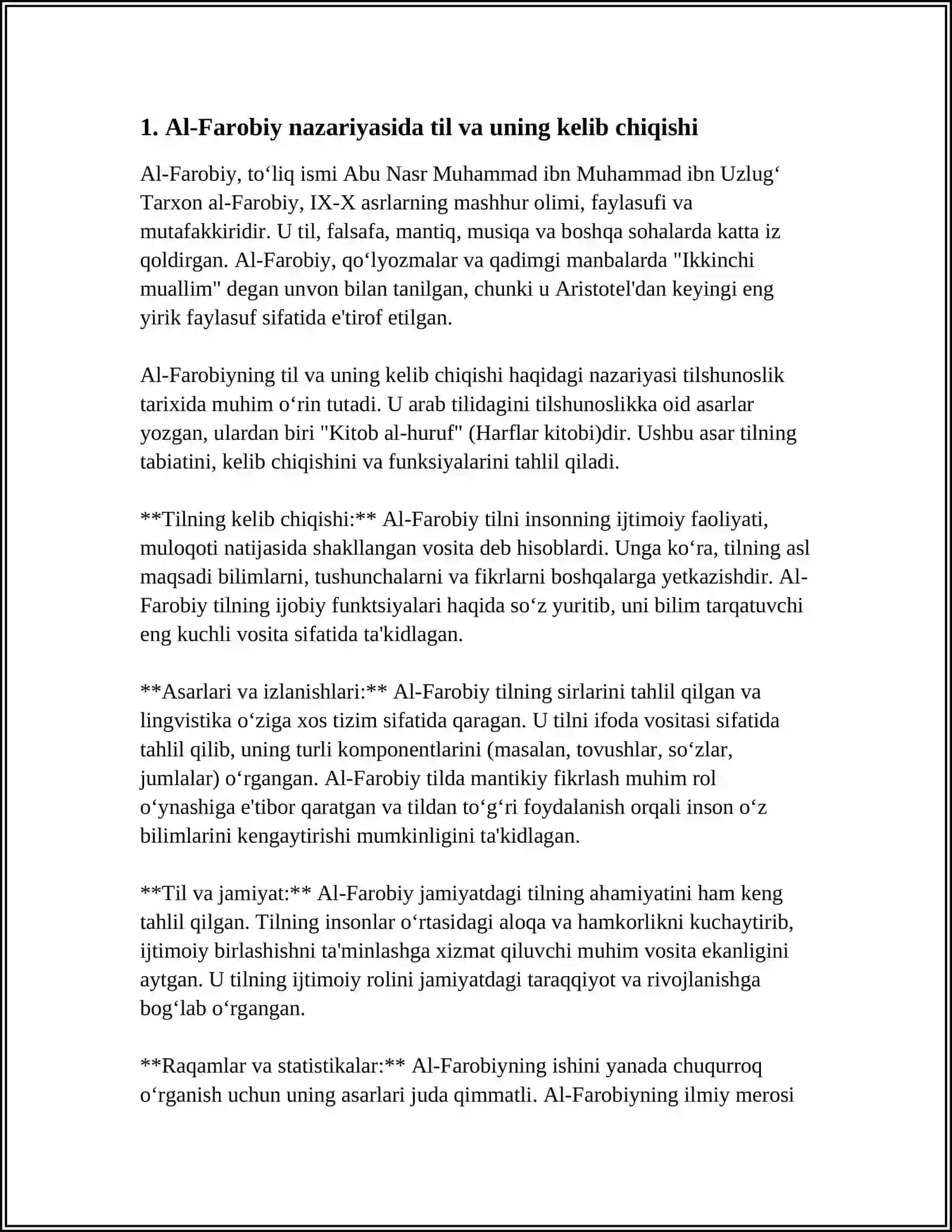 SHARQ MUTAFAKKIRLARINING TIL SHAKLLANISHIGA OID QARASHLARI 3