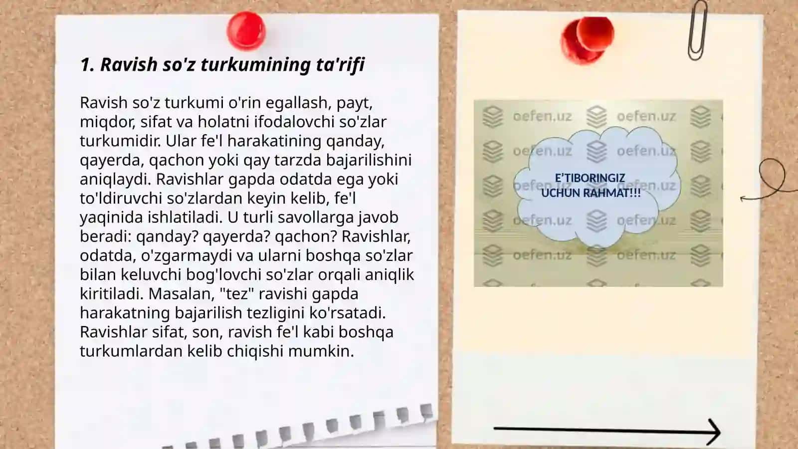 Ravish so'z turkumi 3