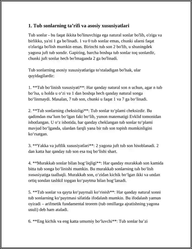 TUB VA MURAKKAB SONLAR.EKUK VA EKUB 3
