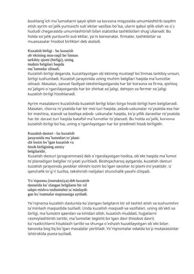Statistik kuzatish mohiyati va axamiyati 3