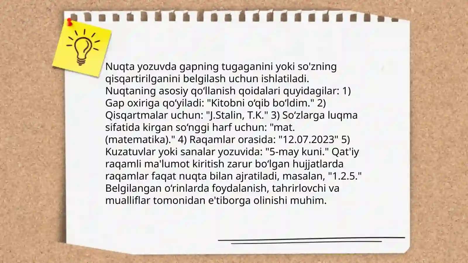 Oʻzbek punktuatsiya tamoyillari 3