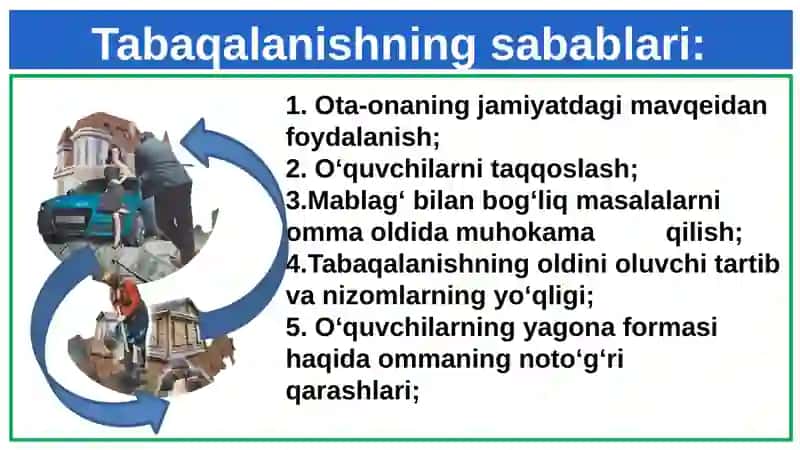 Ijtimoiy tabaqalanish muammosi 3