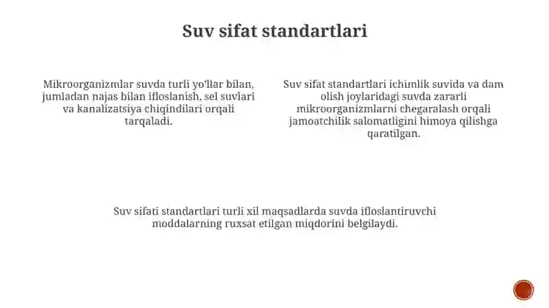 Mikroorganizmlarning suvda tarqalishi 3