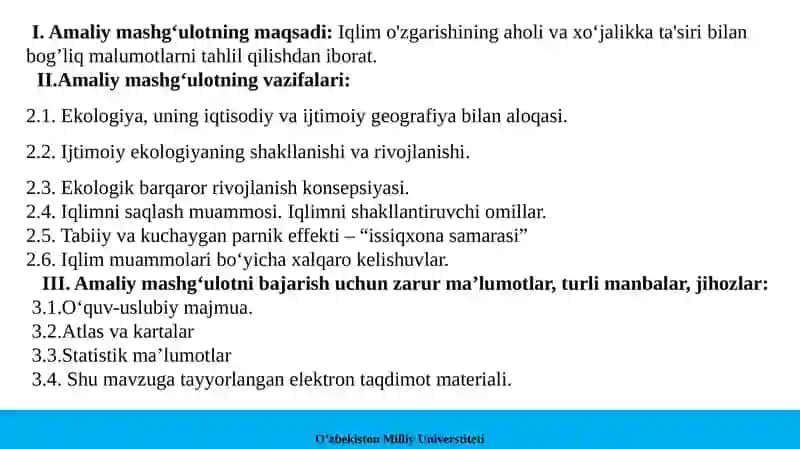 Iqlimo'zgarishining aholi vaxo‘jalik kata'siri 3
