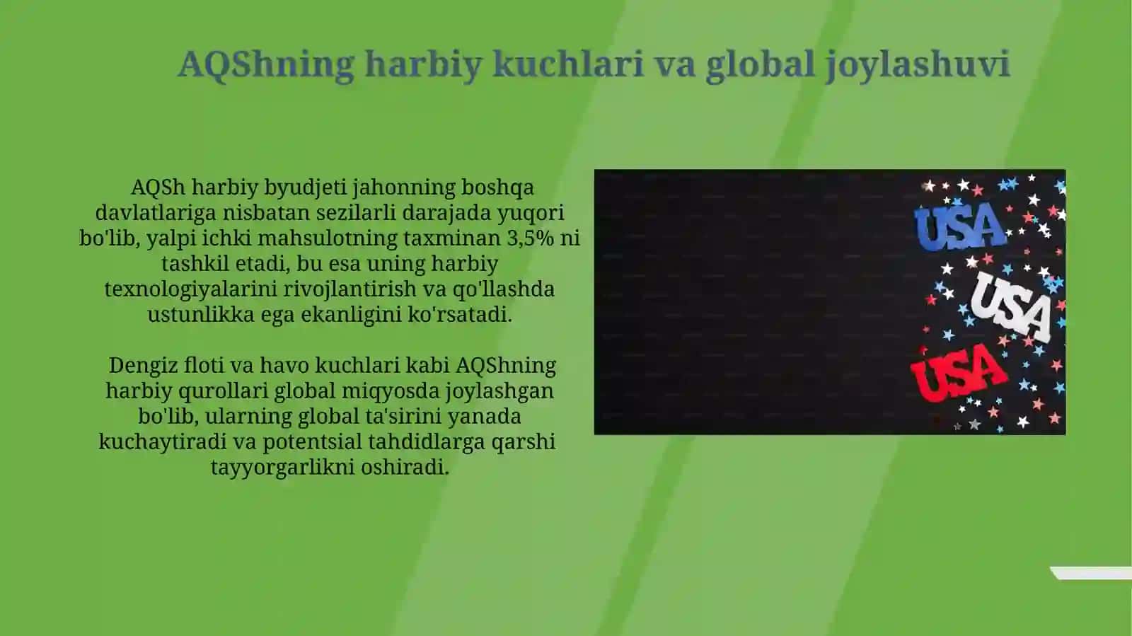 AQShning geosiyosiy mavqei 3
