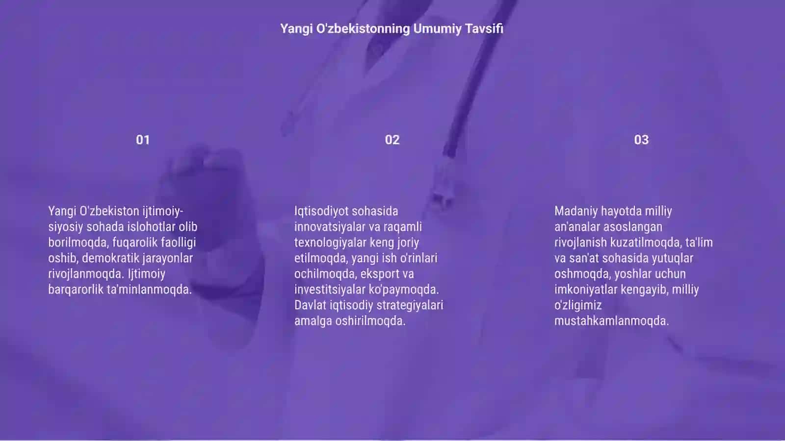 Yangi O'zbekistonning Umumiy Tavsifi 3