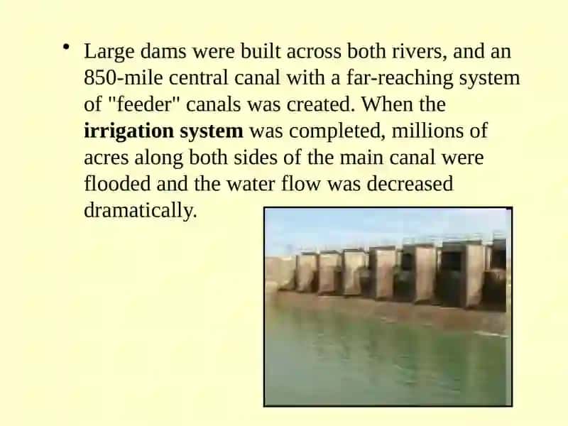 The Aral Sea:A Lesson in Human-Environment Interaction 3