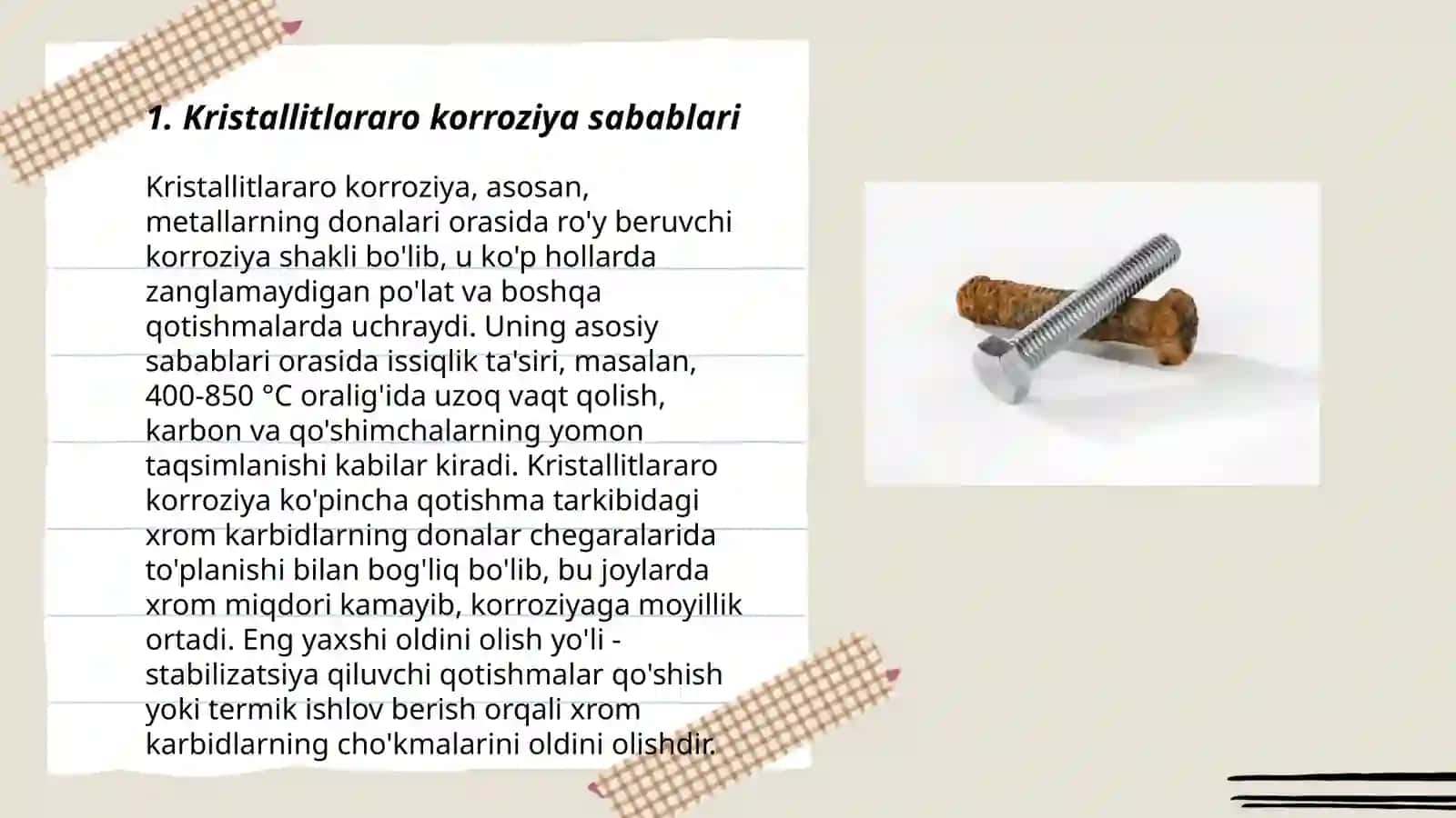 Kristalitlararo korroziya 3