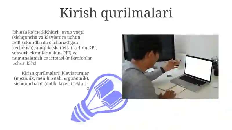 Kompyuterning qoʻshimcha qurilmalarini oʻrganish 3
