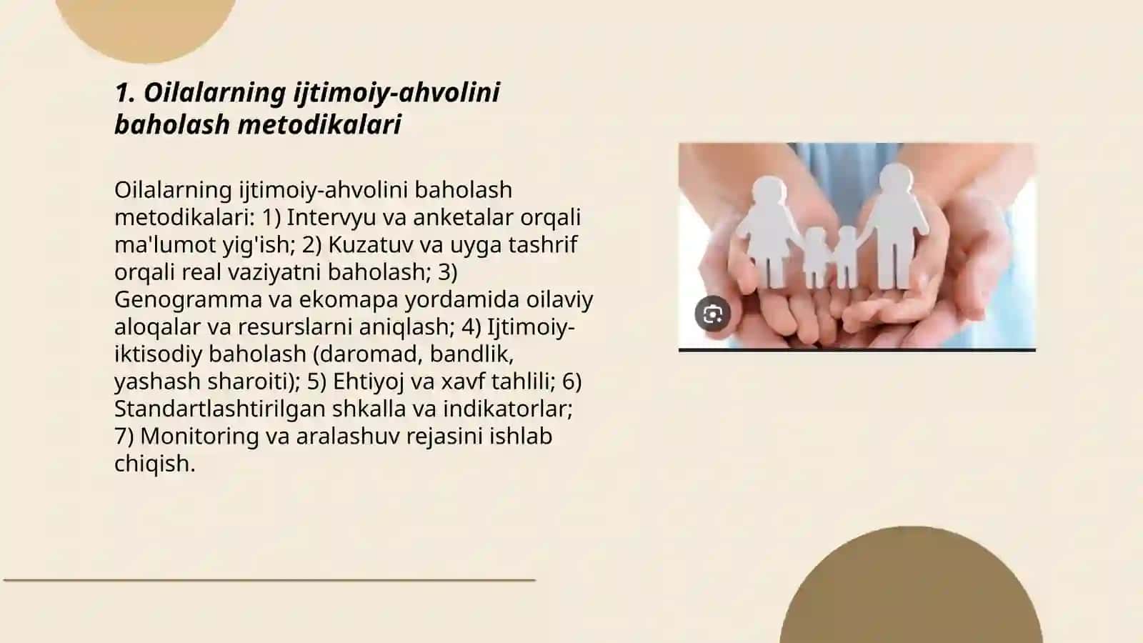 Oilalar bilan ijtimoiy ish olib borish 3