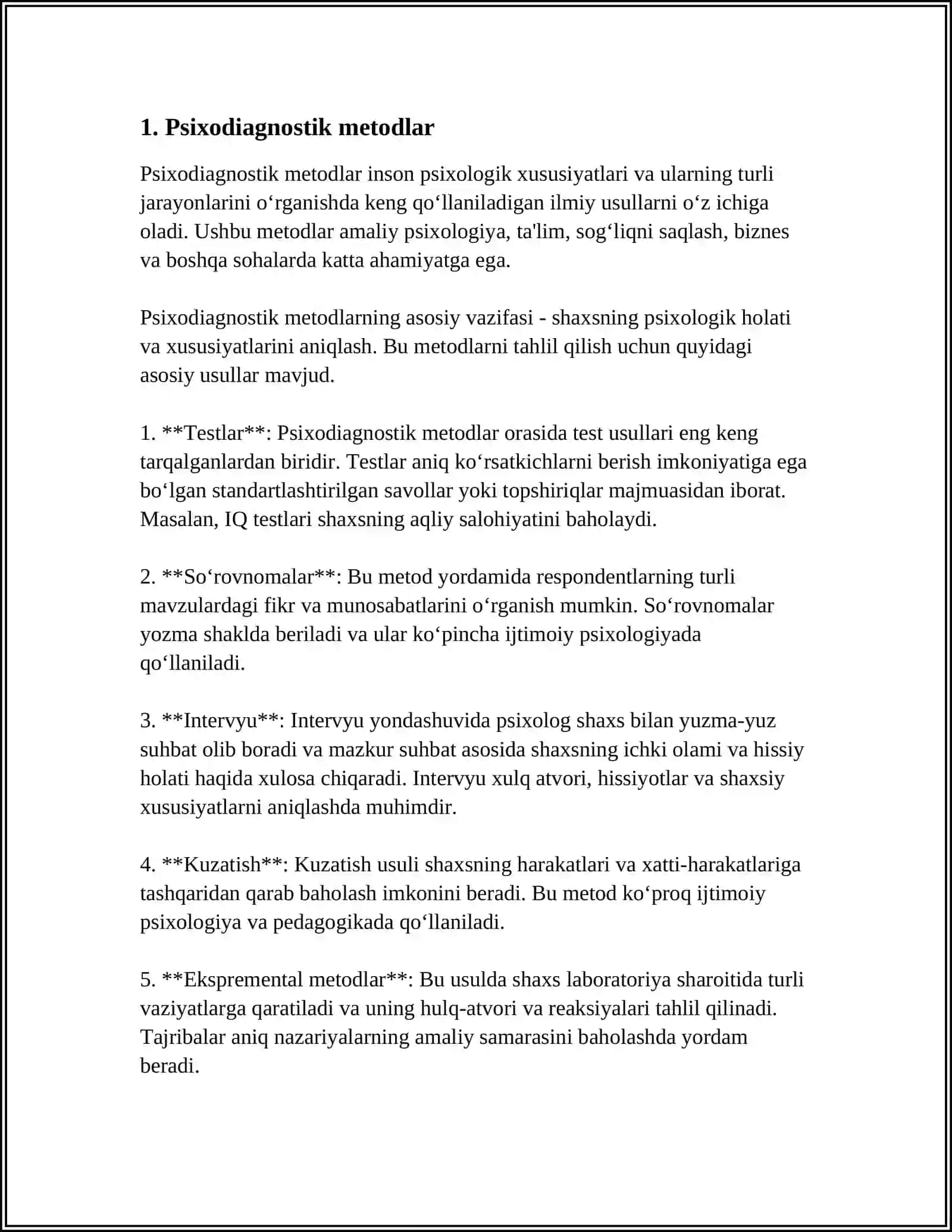 Psixodiagnostik metodlar 3