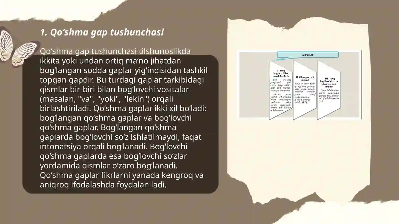 Qoʻshma gaplar haqida taqdimot 3