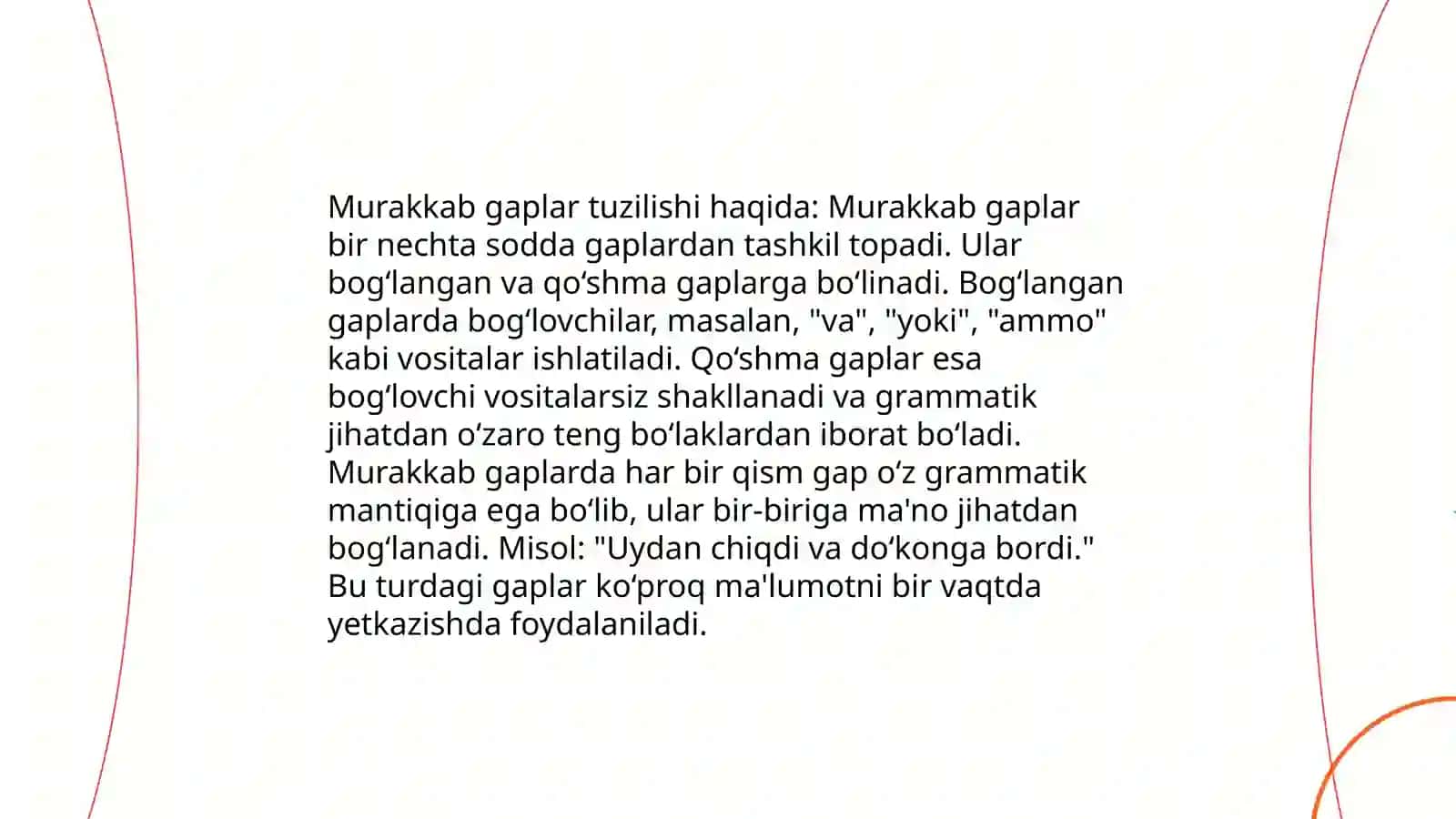 Murakkab gaplarning tuzilishi 3