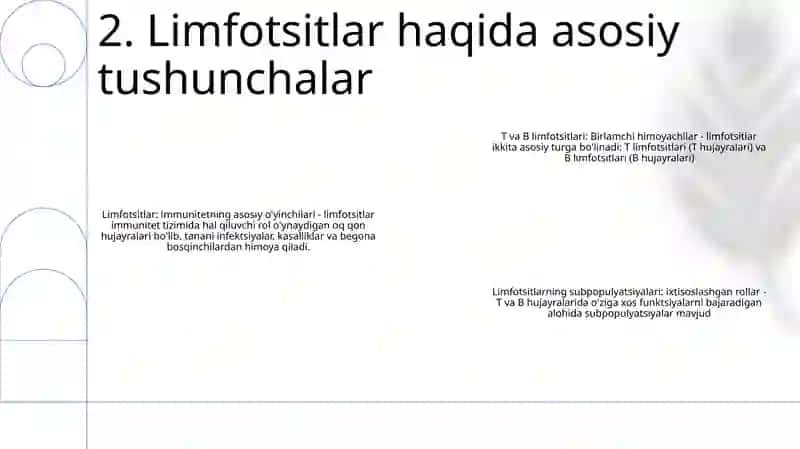 Limfotsitlarning Populyatsiyalari Va Subpopulyatsiyalari 3