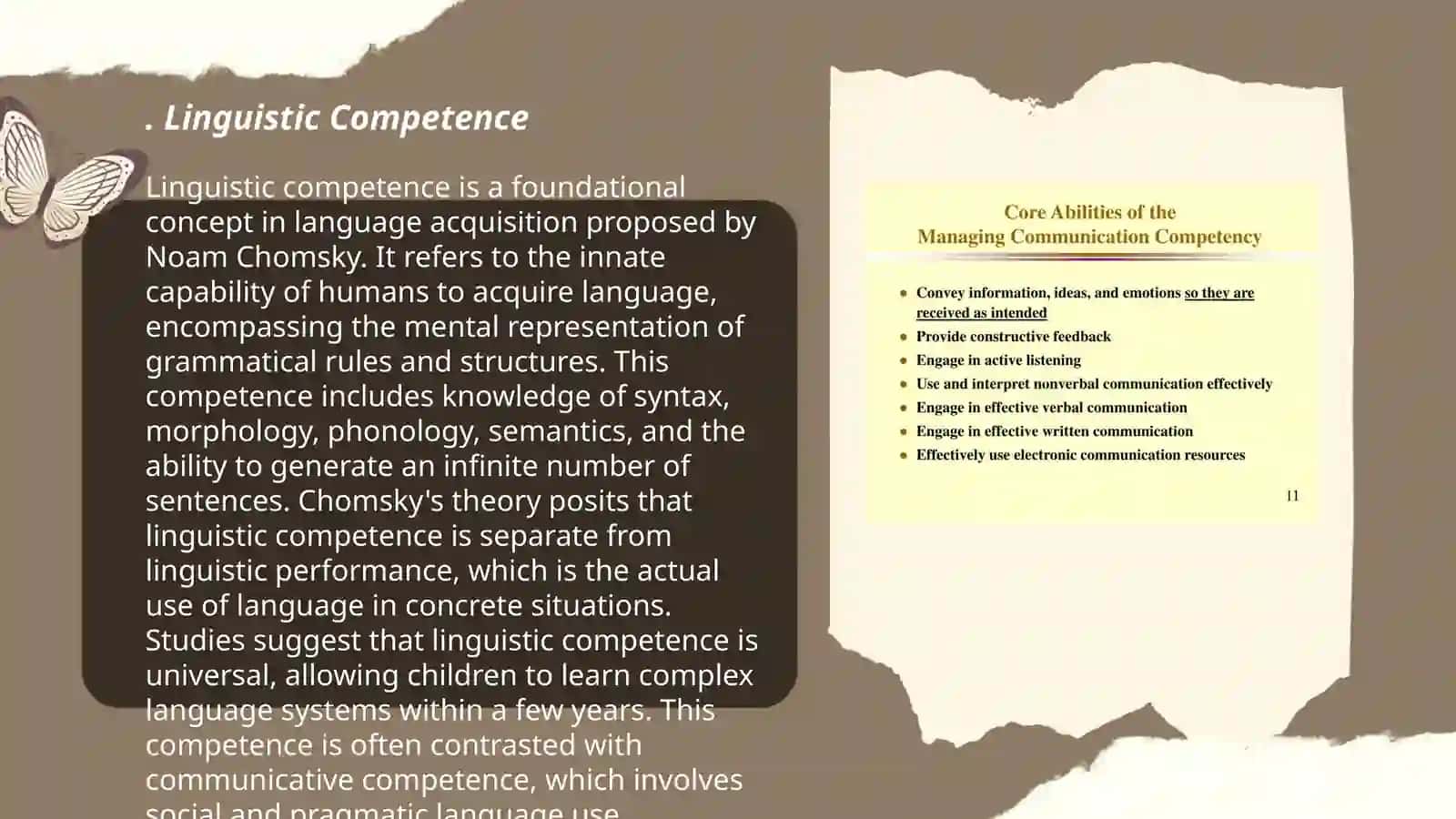Communicative competence. Types of communicative competence 3