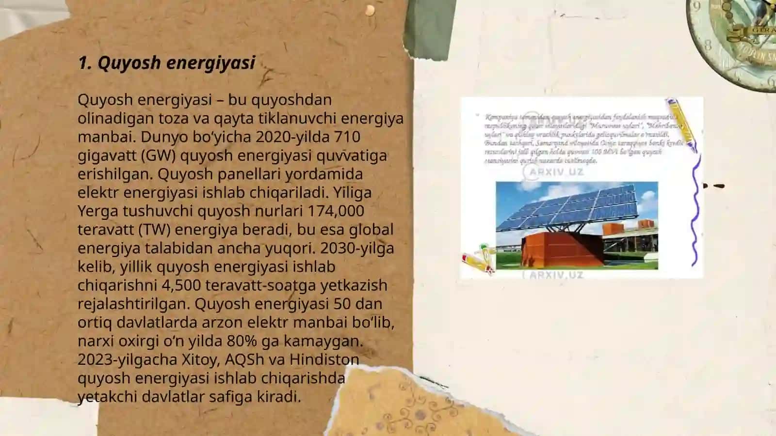 Quyosh energiyasi 3
