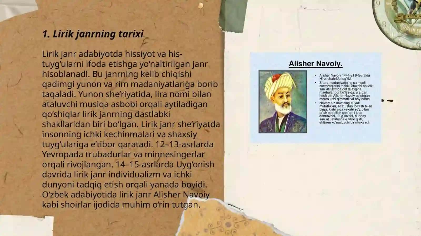 Lirik janrning tarixi 3