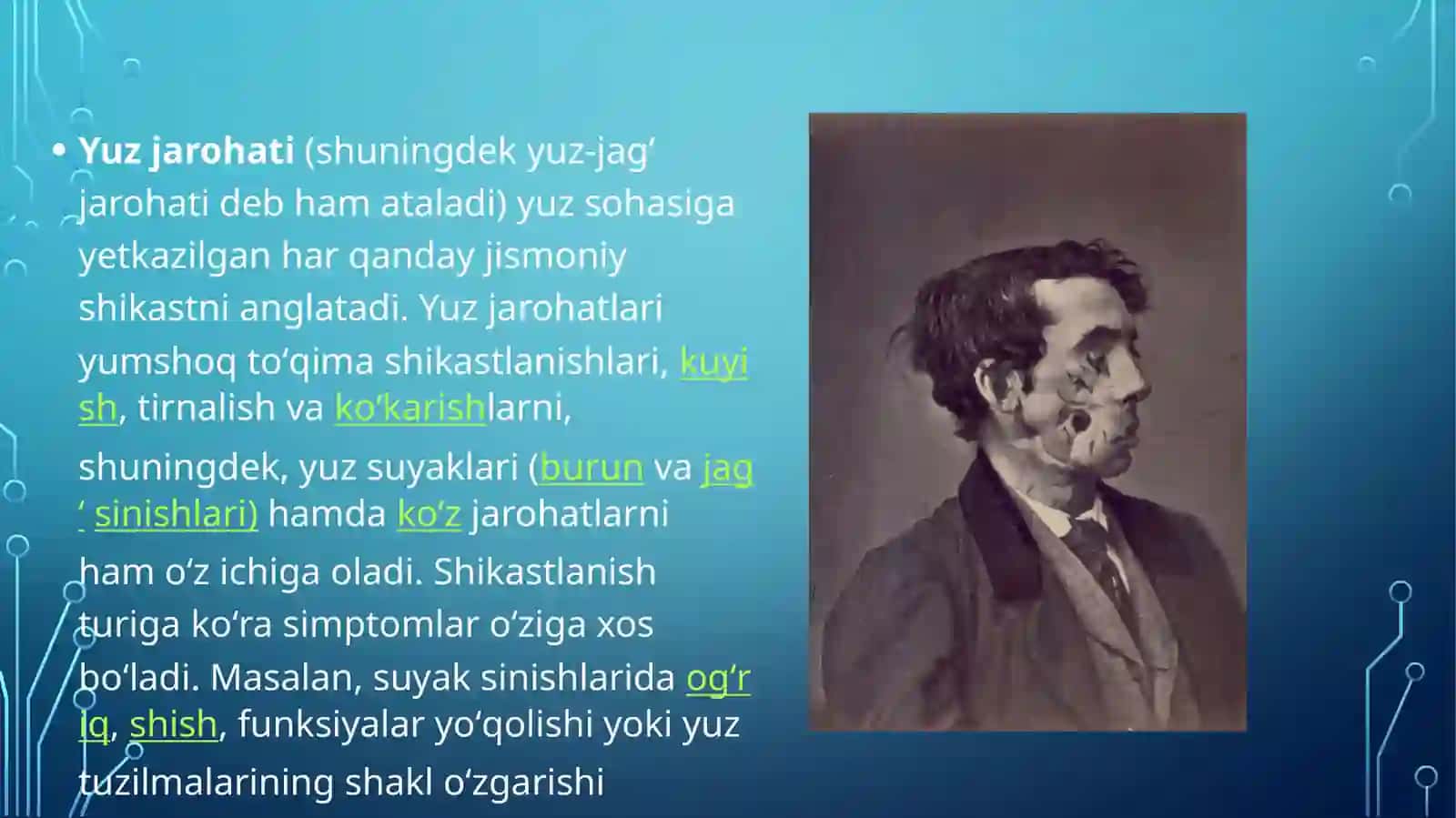 Yuz-jag'sohasijarohatlariningertavakechkiasoratlari 3