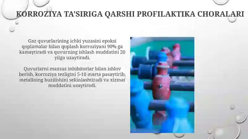 Gaz quvurlarining karroziyasiga qarshi kurashish yo'llari 3