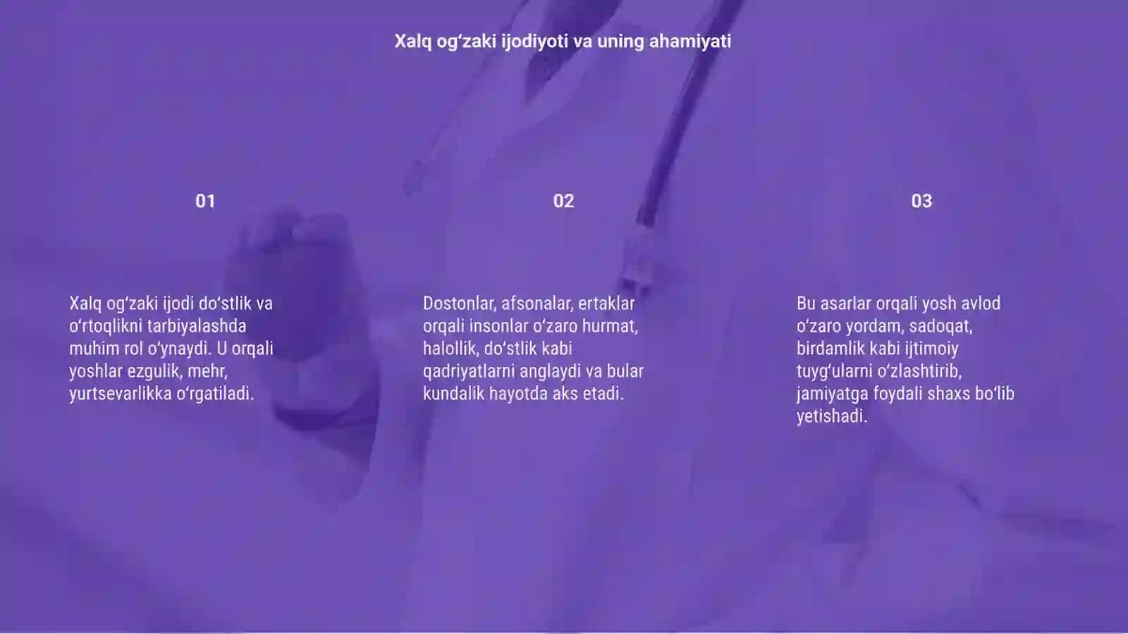 Xalq ogʻzaki ijodiyotida oʻrtoqlik doʻstlik tarbiyasi 3