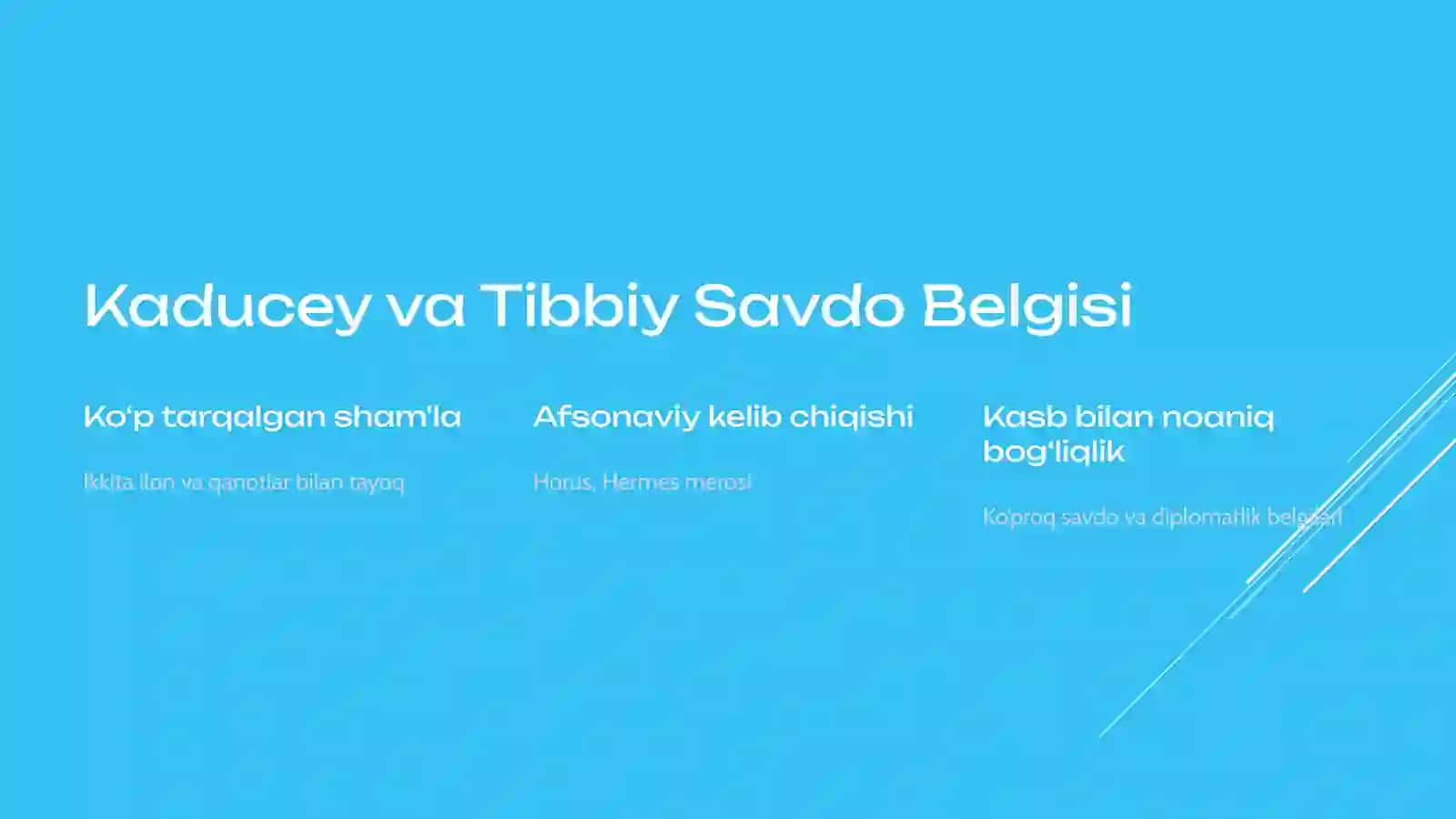 Tibbiyot Emblemalari: Belgilar va Ma'nolar 3