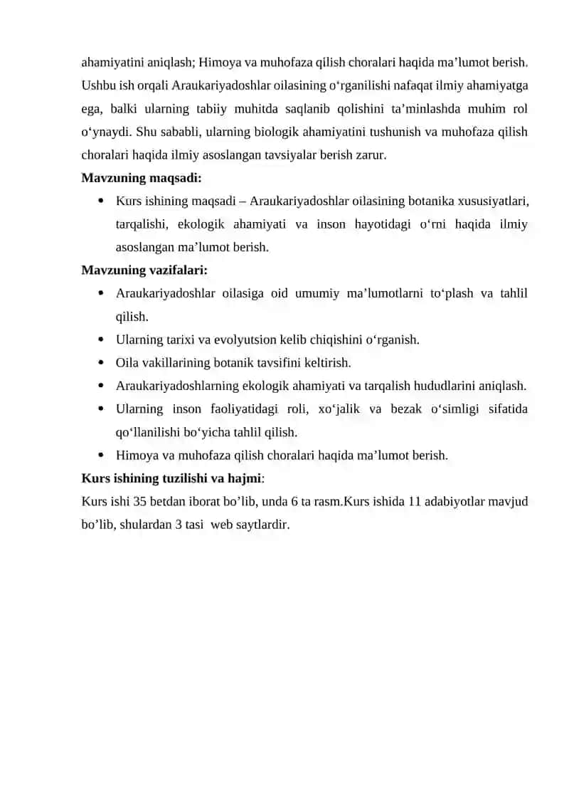 Araukariyadoshlar oilasi 3