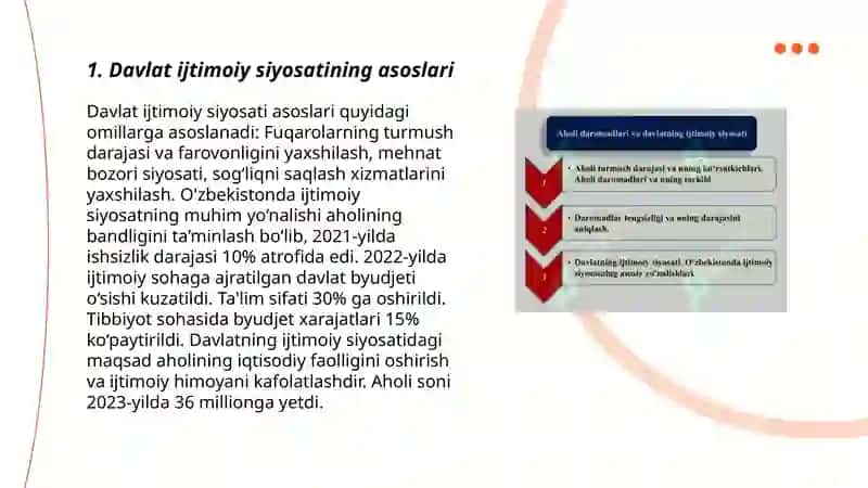 Davlatning ijtimoiy sivosati 3