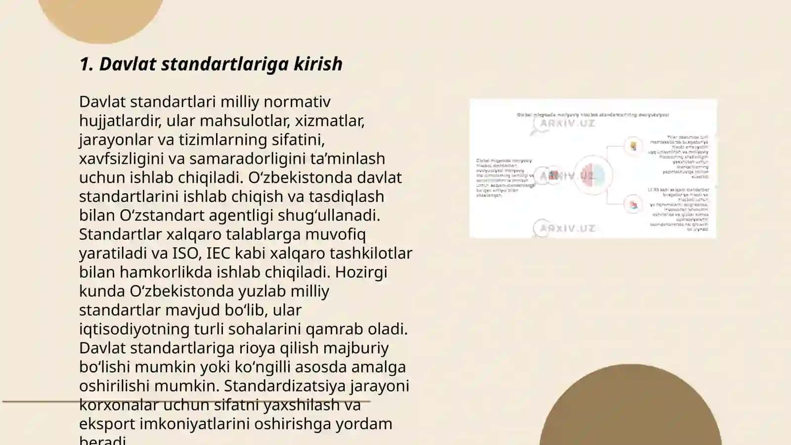 Davlat standartlari. Mashtablar. Shriftlar. Formatlar 3