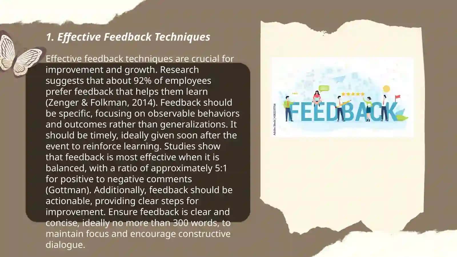 Giving feedback 3