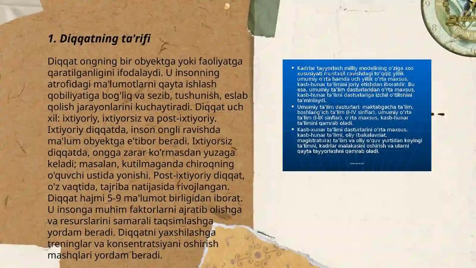 Diqqatning ta'rifi 3