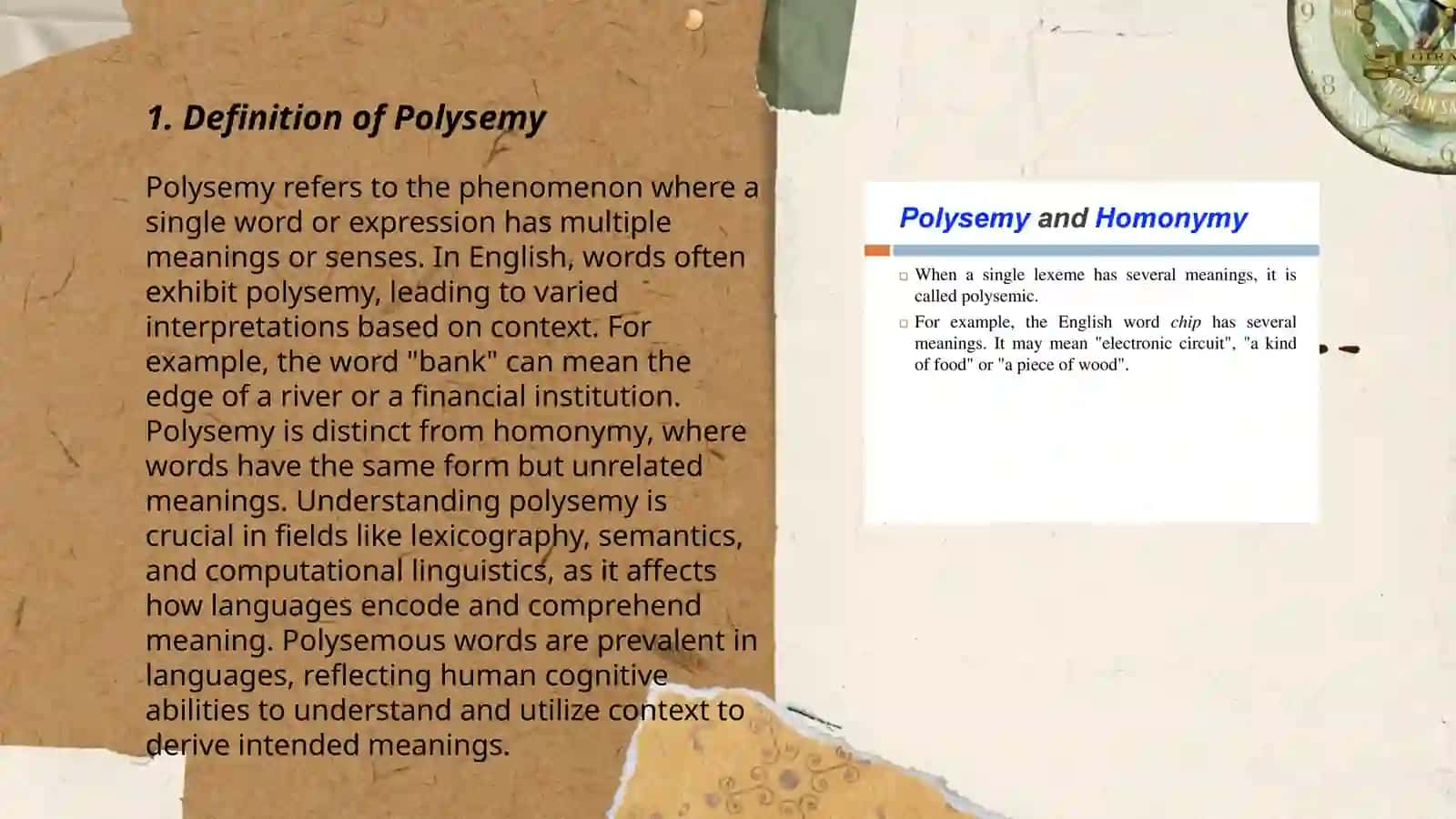 Definition of polysemy and Polysemy and frequency of the word. Olimova Mashhura 3