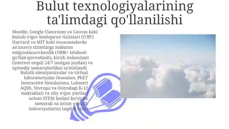 Bulut texnologiyalari va ta'lim 3